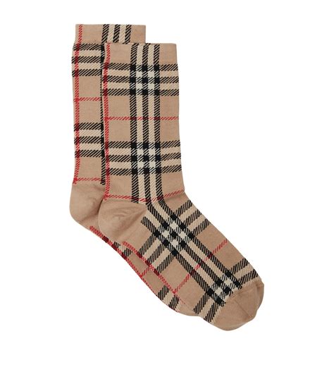 Burberry Vintage Check Intarsia Socks 